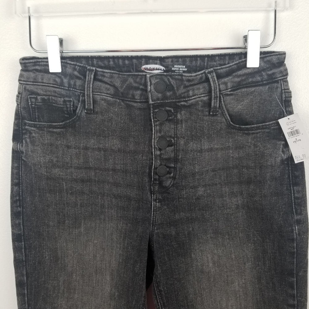 Old Navy High-Waisted Button-Fly Skinny Jeans - Picture 6 of 8
